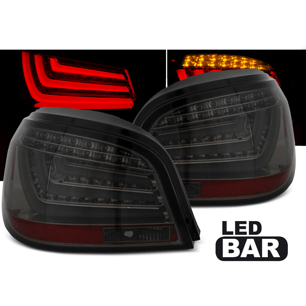 LED BAR Rücklichter Rauch passend für BMW E60 LCI 07-10