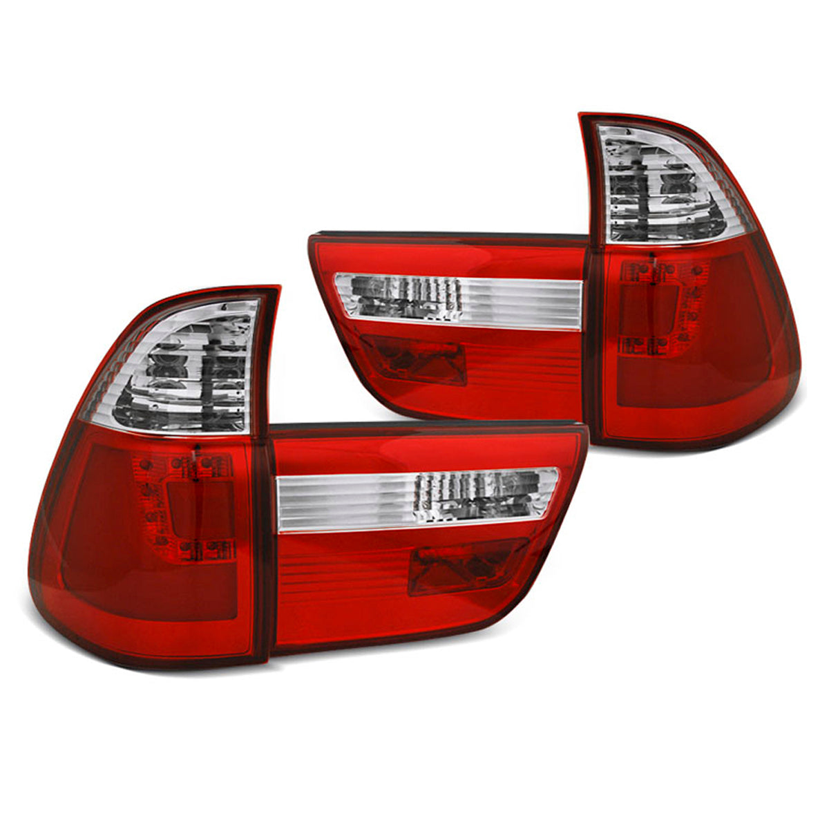 LED BAR Rücklichter Rot Weiß passend für BMW X5 E53 09.99-10.03