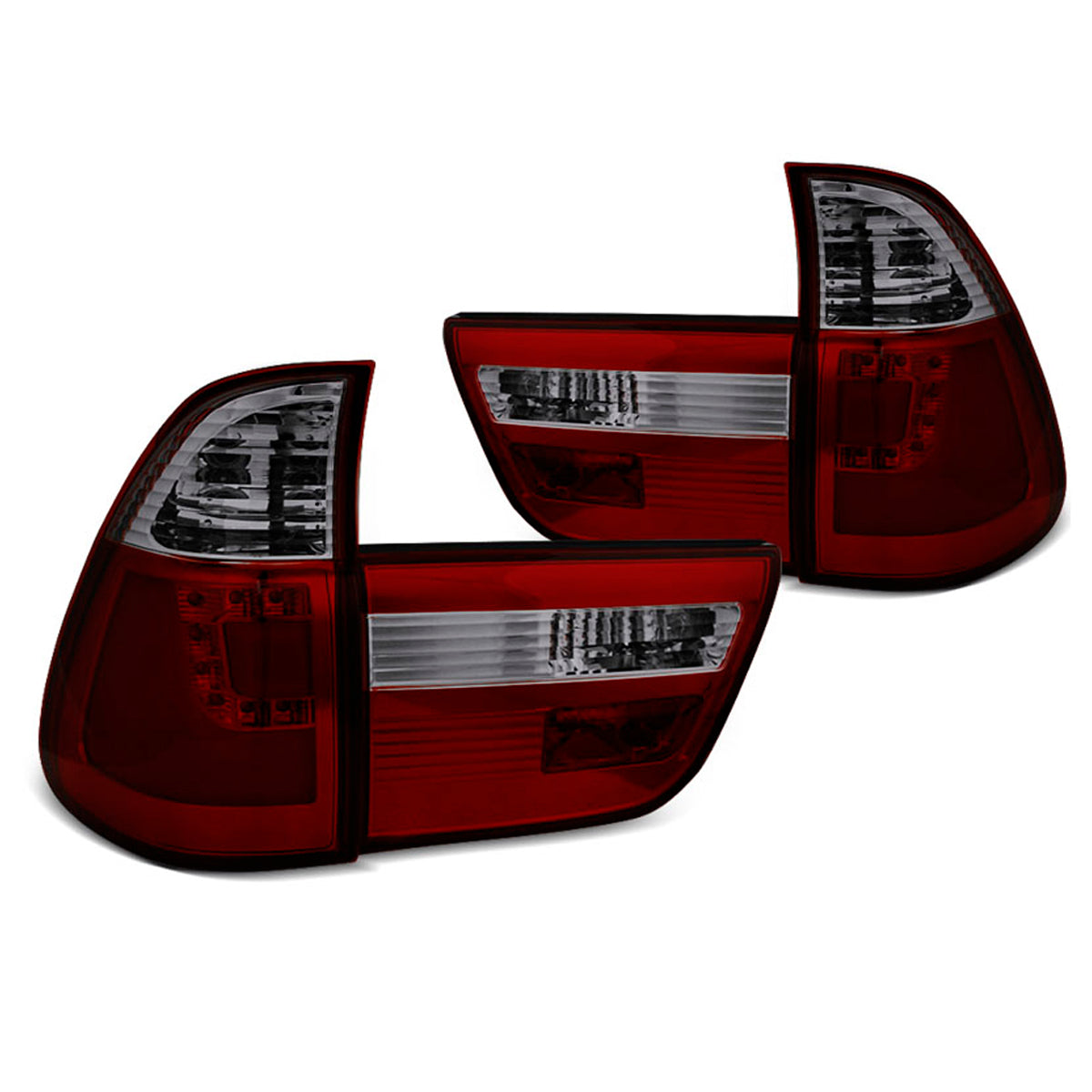 LED BAR Rücklichter Rot Rauch passend für BMW X5 E53 09.99-10.03