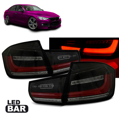 LED-BAR SEQ Rücklichter Schwarz Rauch passend für BMW F30 11-18