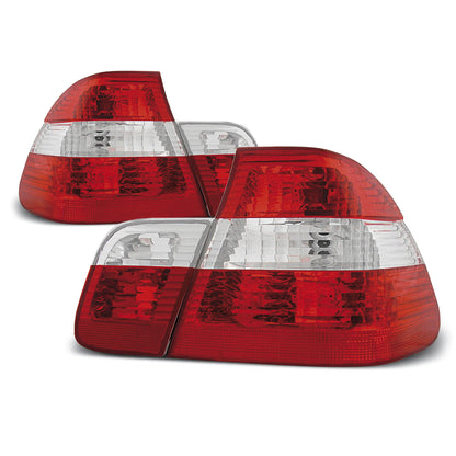 Rücklichter Rot Weiß passend für BMW E46 05.98-08.01 Limousine