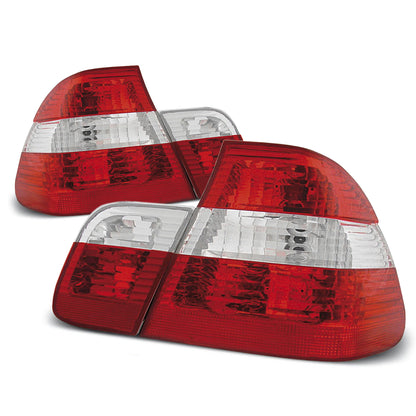 Rücklichter Rot Weiß passend für BMW E46 09.01-03.05