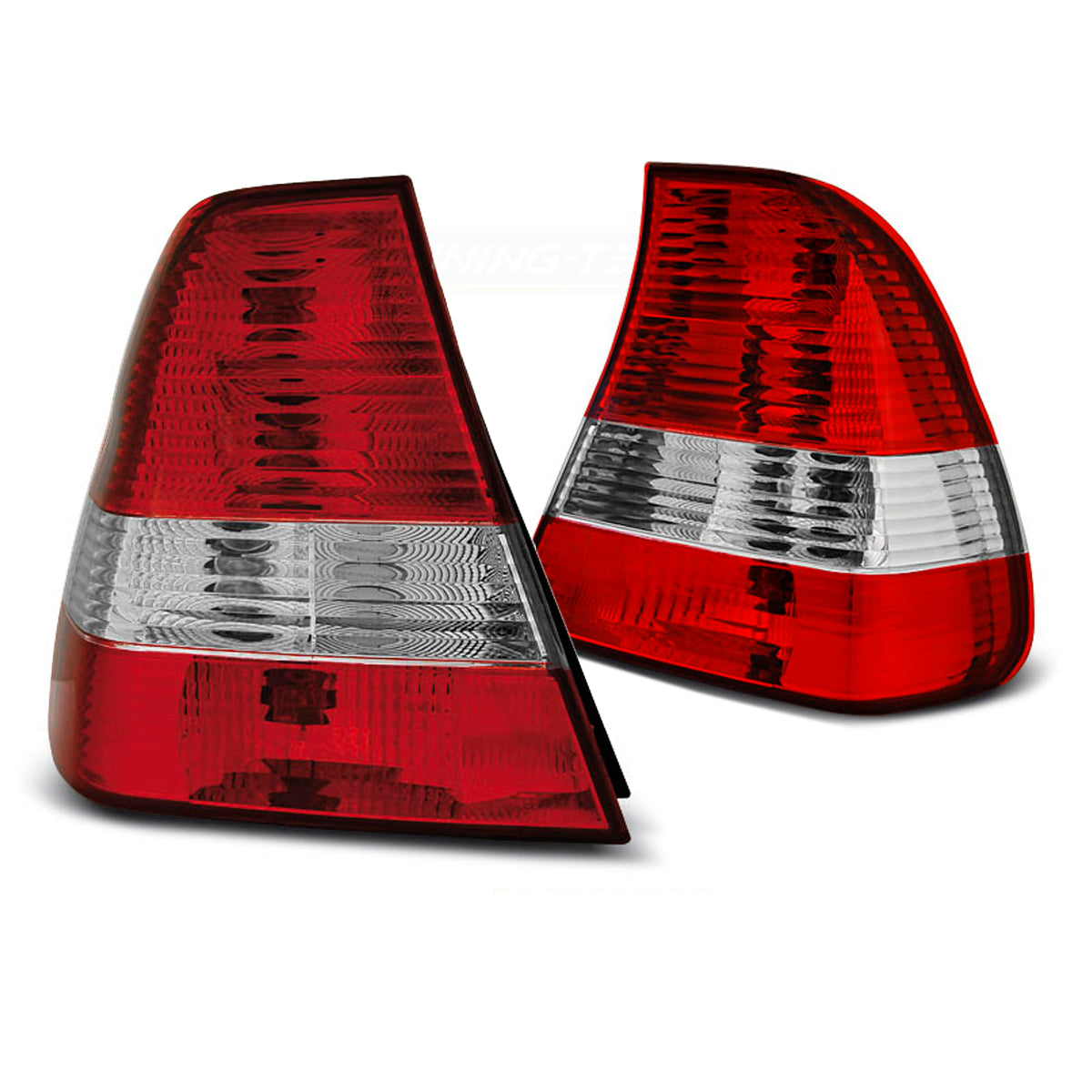 Rücklichter Rot Weiß passend für BMW E46 06.01-12.04 Compact