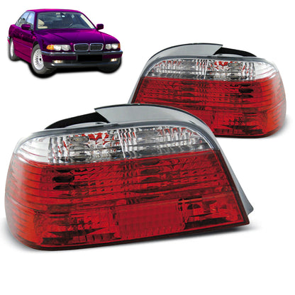 Rücklichter Rot Weiß passend für BMW E38 06.94-07.01