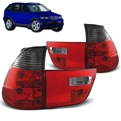 Rücklichter Rot Smoke passend für BMW X5 E53 09.99-06