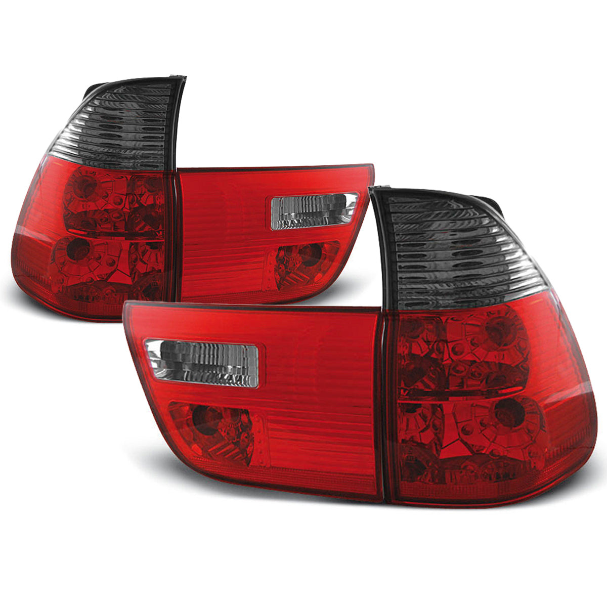 Rücklichter Rot Smoke passend für BMW X5 E53 09.99-06