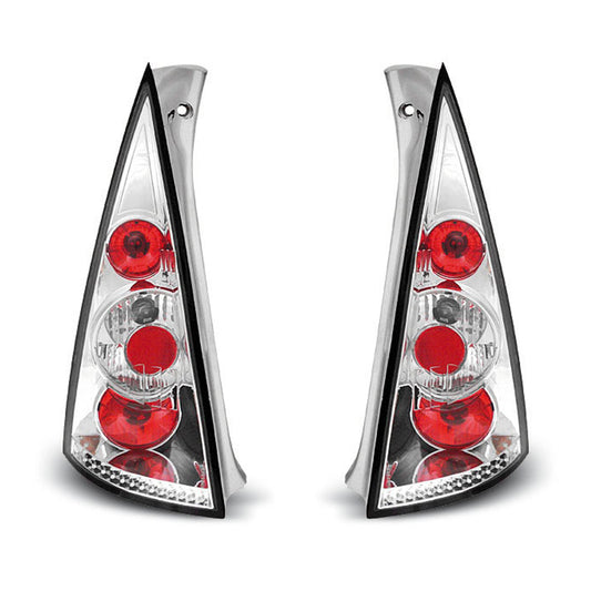 Rücklichter passend für Citroen C3 03.02-08.05 Chrom