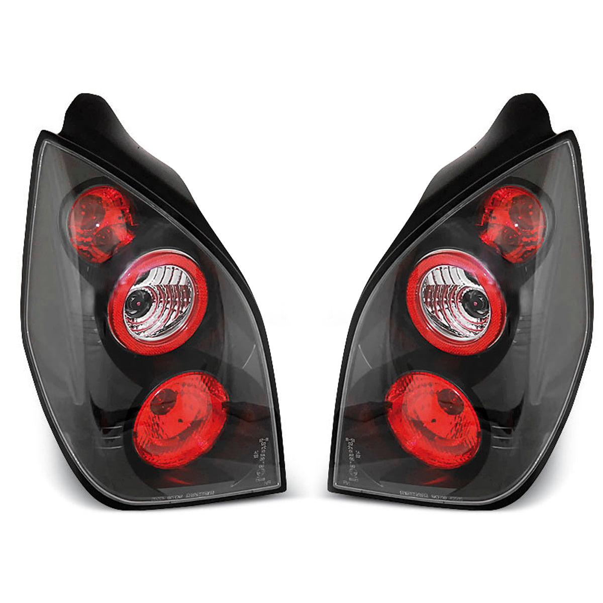 Rücklichter passend für Citroen C2 11.03-10 Schwarz