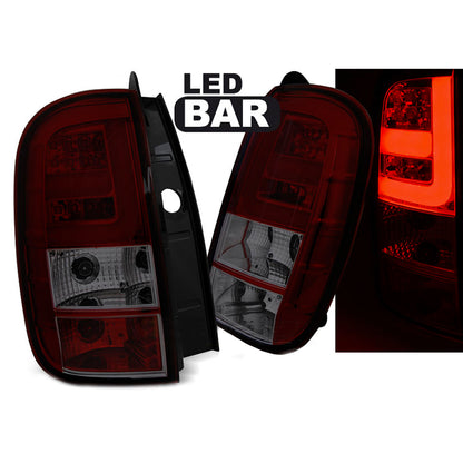 Rücklichter Dacia Duster 04.10- LED-BAR Rot Rauch