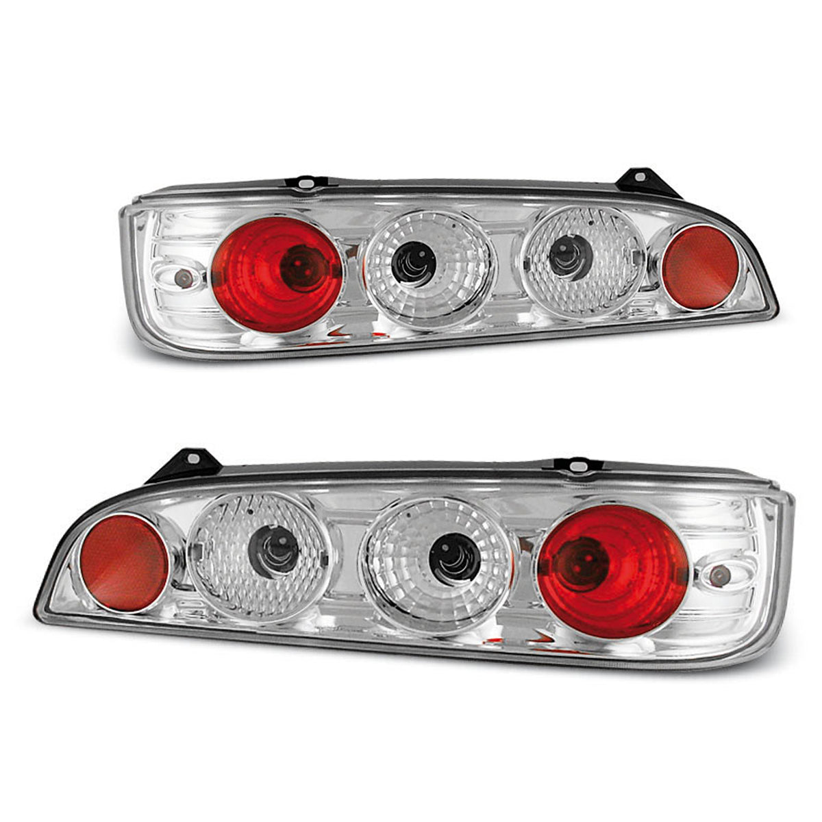 Rücklichter passend für Fiat Seicento 600 98-10 Chrom