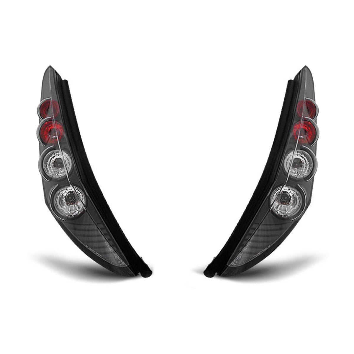 Rücklichter passend für Fiat Punto 2 10.99-06.03 3D Schwarz