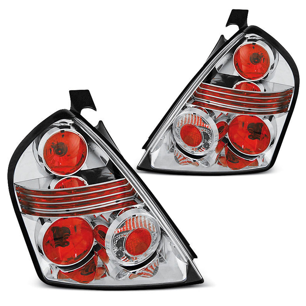 Rücklichter passend für Fiat Stilo 10.01-07 3D Chrom