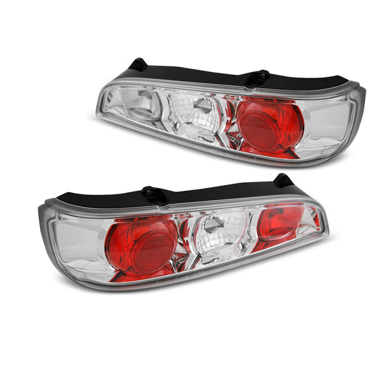 Rücklichter passend für Fiat Seicento 600 98-10 Chrom