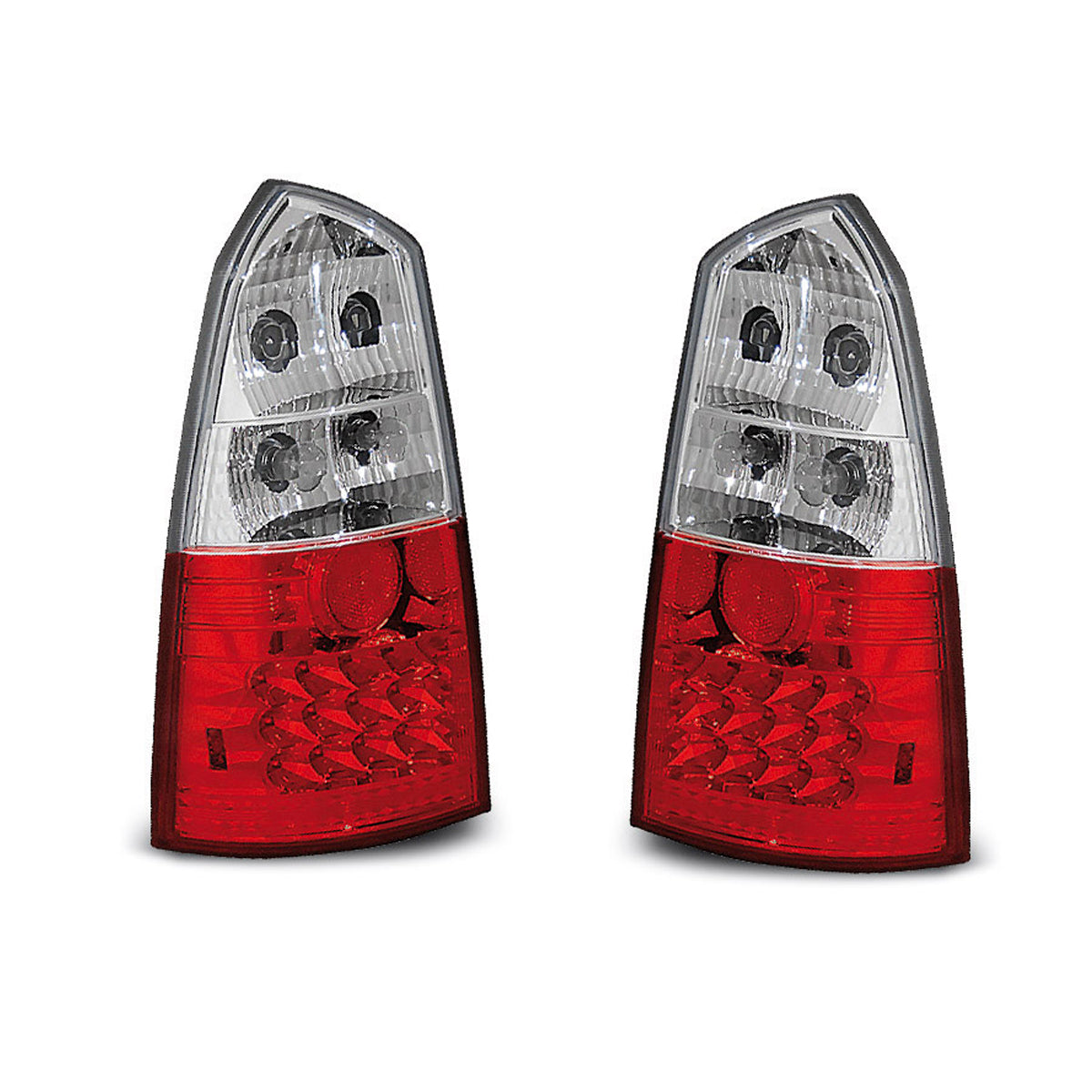 Rücklichter Ford Focus MK1 10.98-10.04 Kombi Rot Weiß LED