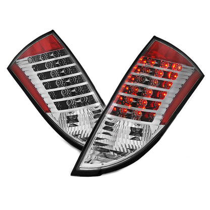 Rücklichter Ford Focus 1 HB 98-04 Chrom LED