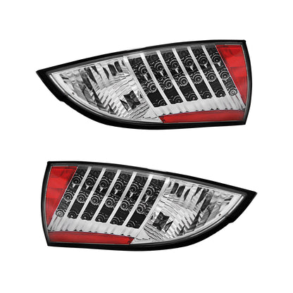 Rücklichter Ford Focus 1 HB 98-04 Chrom LED
