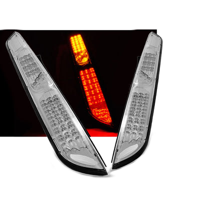 Rücklichter passend für Ford Focus MK2 08-10 HB Chrom LED