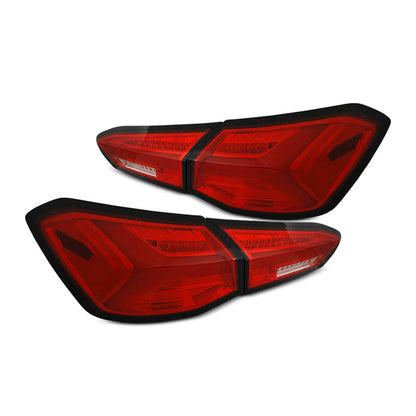 LED Rücklichter Rot Weiß sequenziell passend für Ford Focus 4 18-21 Hatchback
