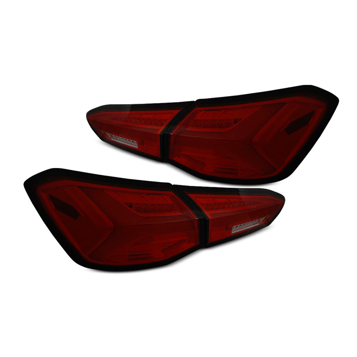 LED Rücklichter Rot Smoke sequenziell passend für Ford Focus 4 18-21 Hatchback
