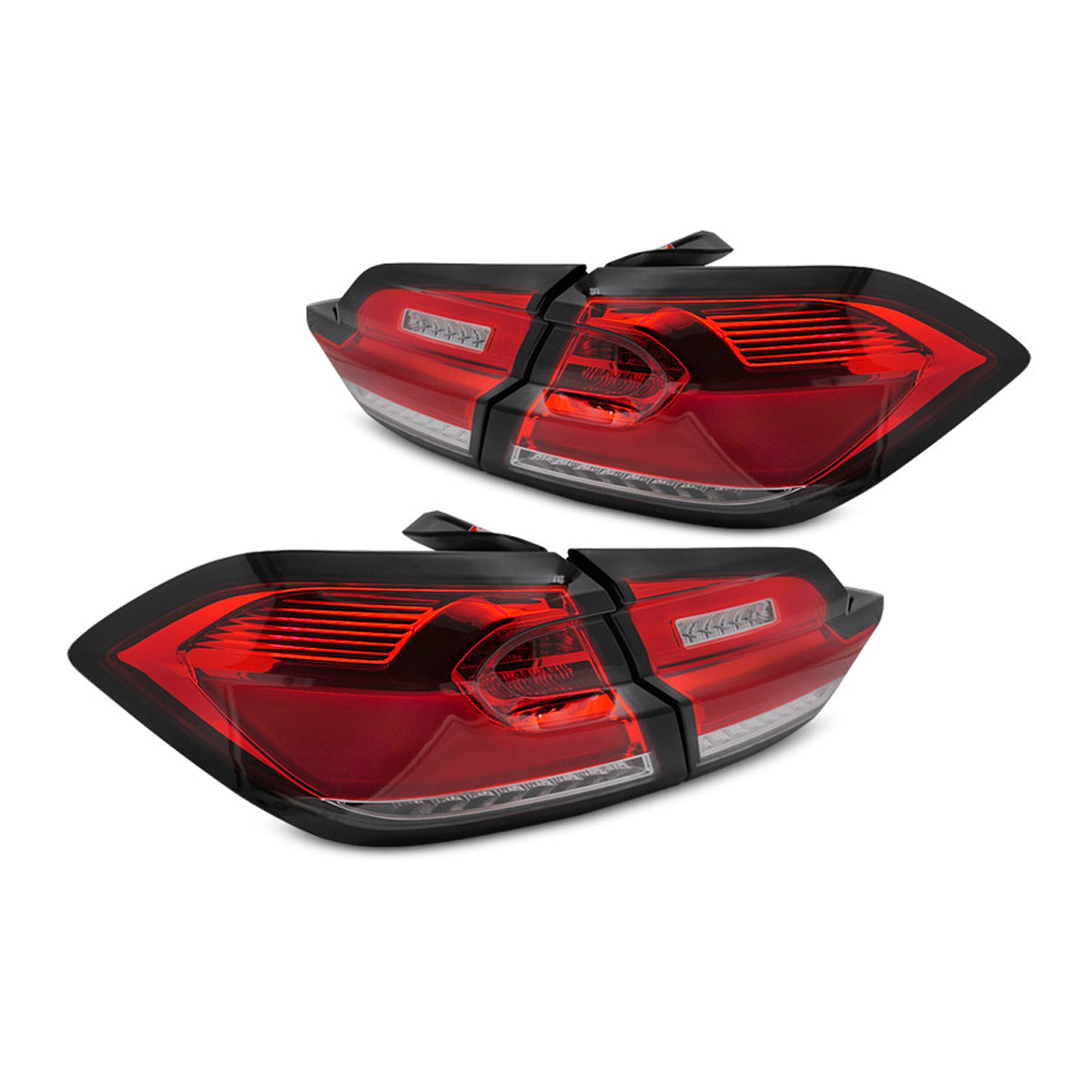 LED Rücklichter Rot Weiß passend für Ford Fiesta MK8 17-21 Hatchback
