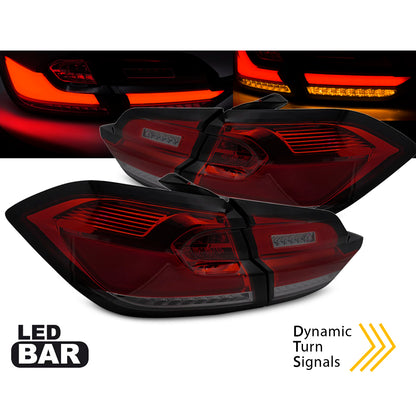 LED Rücklichter Rot Smoke passend für Ford Fiesta MK8 17-21 Hatchback