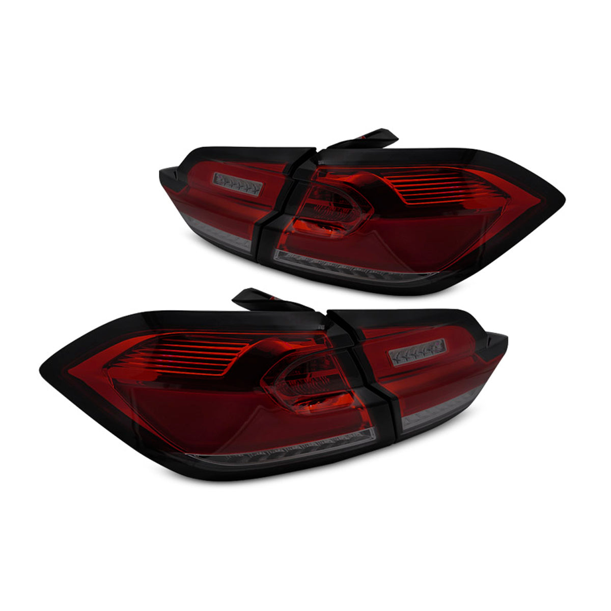 LED Rücklichter Rot Smoke passend für Ford Fiesta MK8 17-21 Hatchback