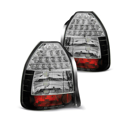 Rücklichter passend für Honda Civic 09.95-02.01 3D Schwarz LED