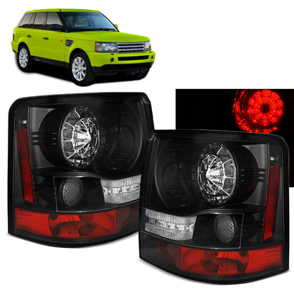 Rücklichter passend für Land Rover Range Rover Sport 05-09 Schwarz LED