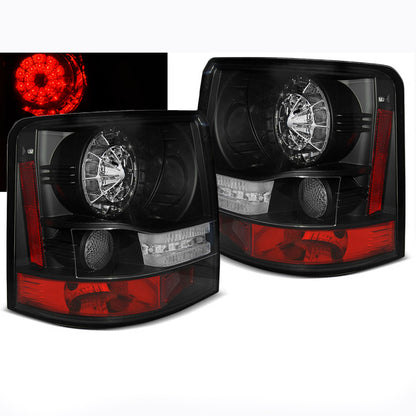 Rücklichter passend für Land Rover Range Rover Sport 05-09 Schwarz LED