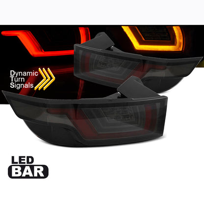 Rücklichter passend für Land Rover Range Rover Evoque 11-18 Rot Smoke Schwarz LED