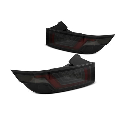 Rücklichter passend für Land Rover Range Rover Evoque 11-18 Rot Smoke Schwarz LED