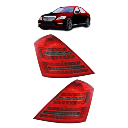 Heckleuchten LED Rot Smoke passend für MERCEDES S-Klasse (W221) 2007-2010