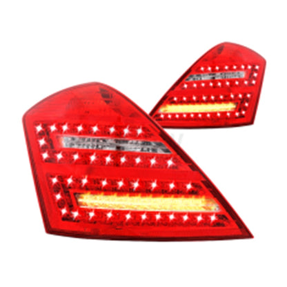 Heckleuchten LED Rot Klar passend für MERCEDES S-Klasse (W221) 2007-2010