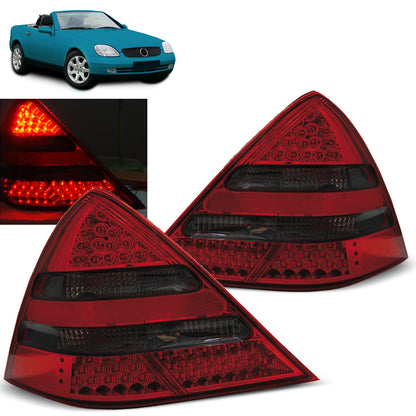 LED Rücklichter Rot Smoke passend für MERCEDES R170 SLK 04.96-04