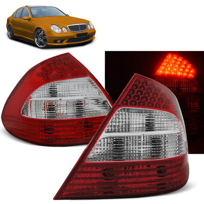 LED Rücklichter Rot Weiß passend für MERCEDES W211 E-KLASSE 03.02-04.06