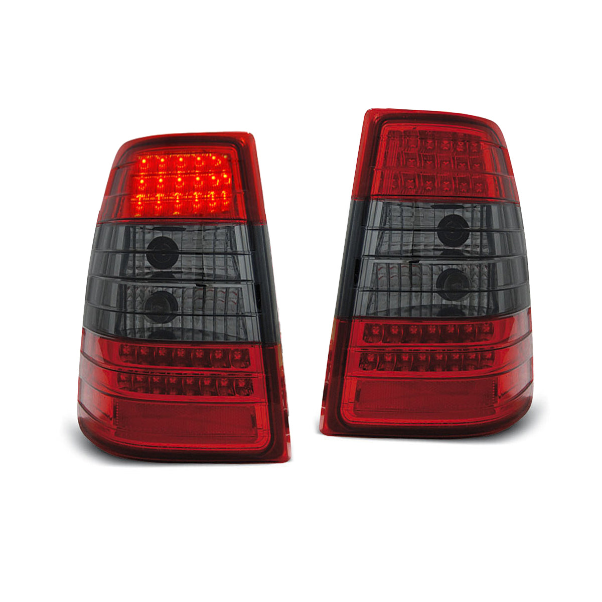 LED Rücklichter Rot Rauch passend für Mercedes W124 E-Klasse Kombi 09.85-95