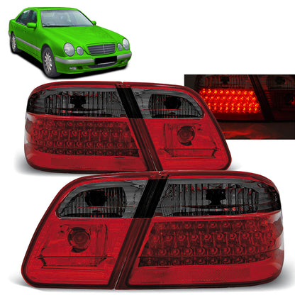 LED Rücklichter Rot Rauch passend für Mercedes W210 95-03.02