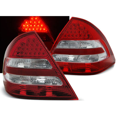 LED Rücklichter Rot Weiß passend für Mercedes C-Klasse W203 Limousine 04-07