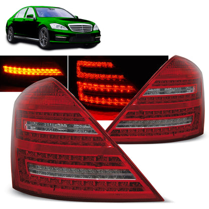 LED Rücklichter Rot Weiß passend für Mercedes W221 S-Klasse 05-09