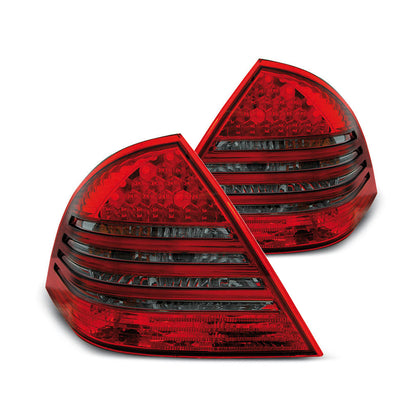 LED Rücklichter Rot Smoke passend für Mercedes C-Klasse W203 Limousine 00-04