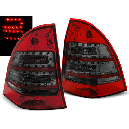 LED Rücklichter Rot Smoke passend für Mercedes C-Klasse W203 Kombi 00-07