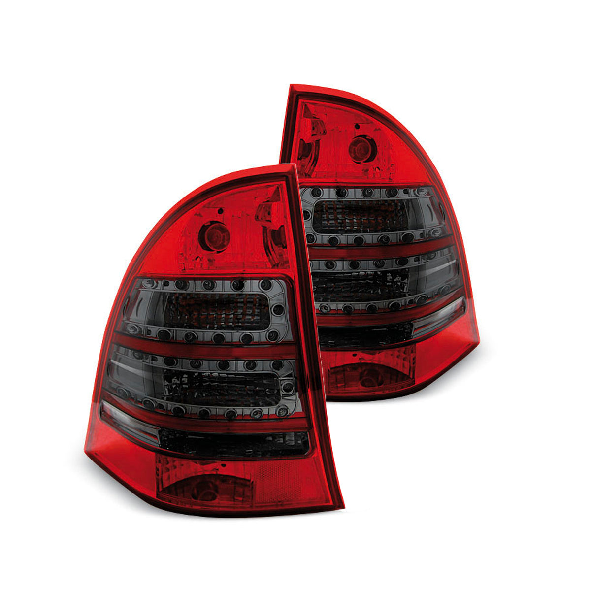 LED Rücklichter Rot Smoke passend für Mercedes C-Klasse W203 Kombi 00-07