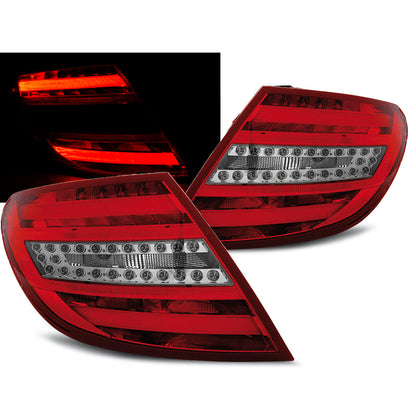 LED Leiste Rücklichter Rot Weiß passend für Mercedes C-Klasse W204 Limousine 07-10