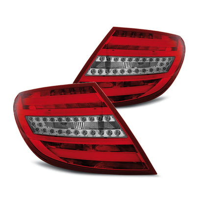 LED Leiste Rücklichter Rot Weiß passend für Mercedes C-Klasse W204 Limousine 07-10