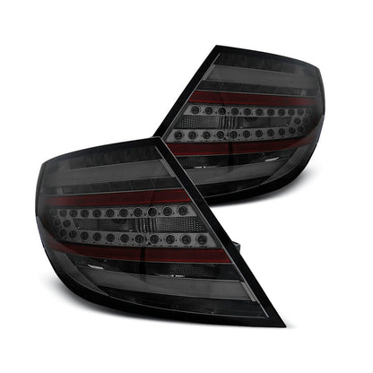 LED Leiste Rücklichter Smoke passend für Mercedes C-Klasse W204 Limousine 07-10