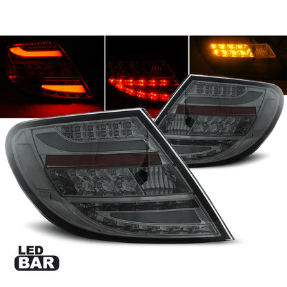 LED Rücklichter Smoke passend für Mercedes C-Klasse W204 Limousine 07-10
