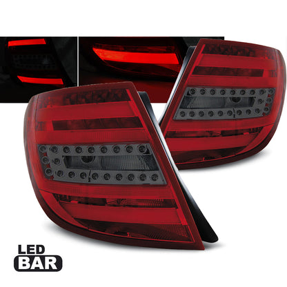 LED Leiste Rücklichter Rot Smoke passend für Mercedes C-Klasse W204 Kombi 07-10