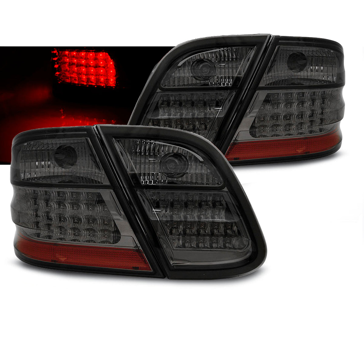 LED Rücklichter Smoke passend für Mercedes W208 CLK 03.97-04.02