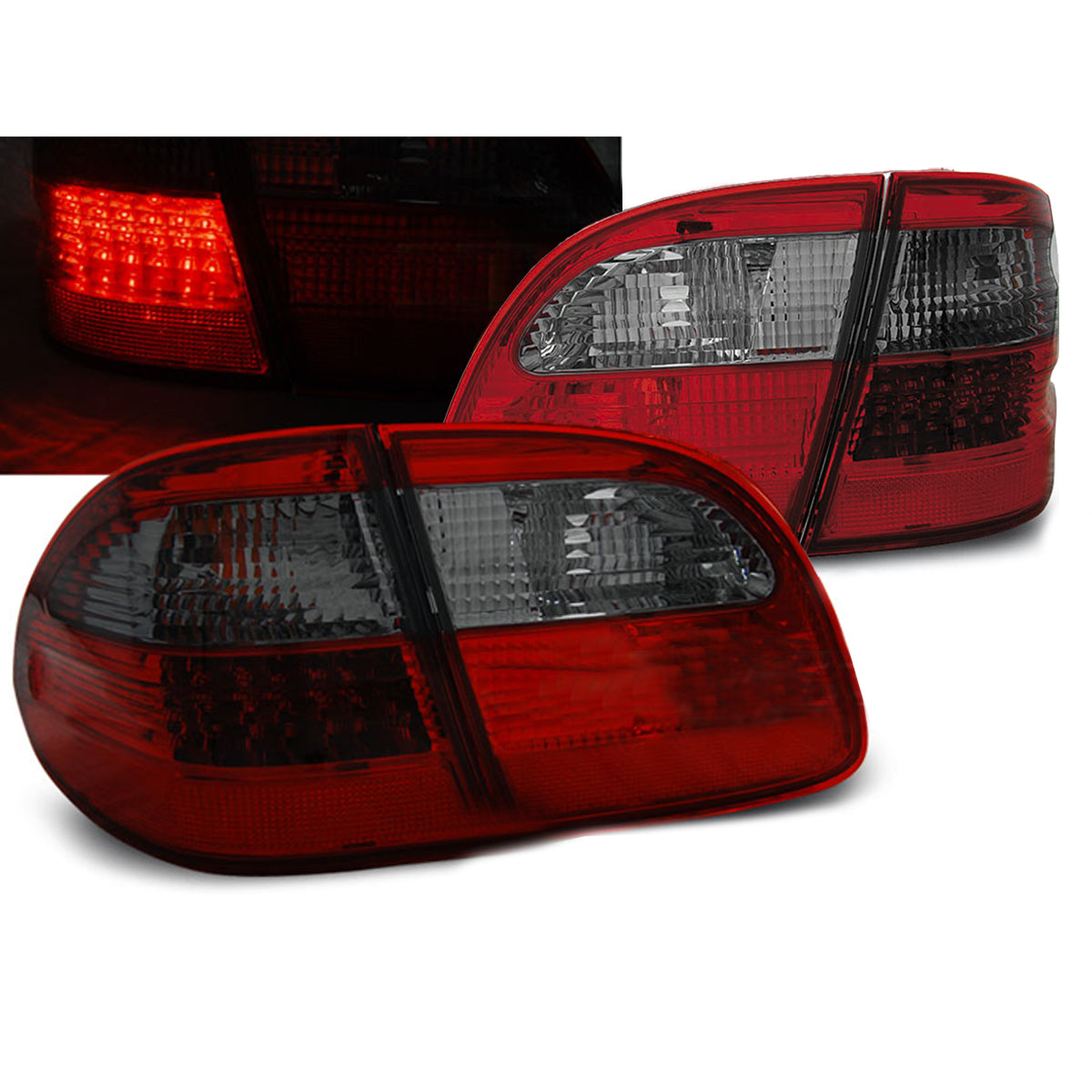 LED Rücklichter Rot Smoke passend für Mercedes W211 Kombi E-Klasse 02-06