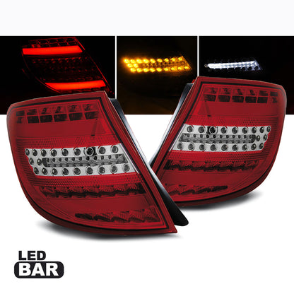 LED Leiste Rücklichter Rot Weiß passend für Mercedes C-Klasse W204 Kombi 07-10